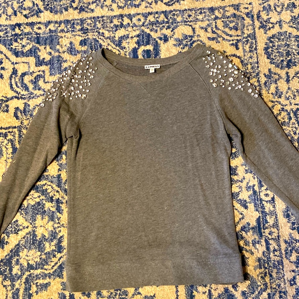 Express Embellished sweatshirt